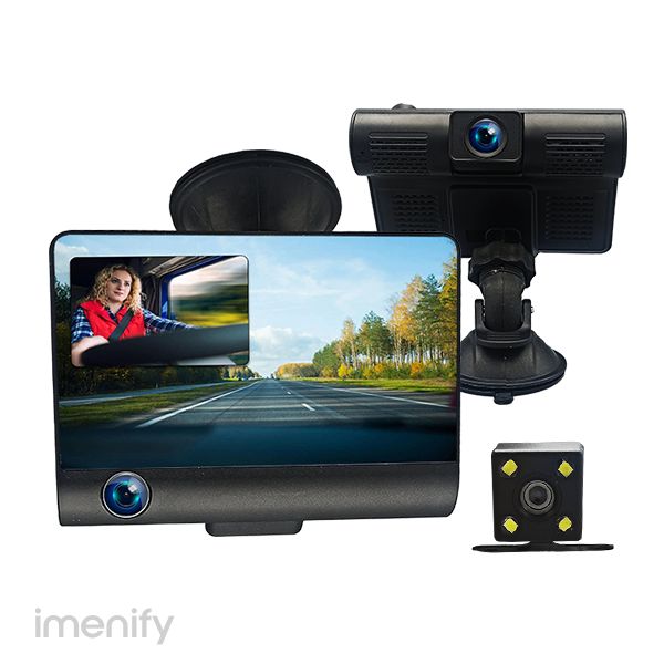 car-dvr-3lens-monitor car-dvr-3lens-monitor